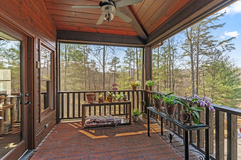 45 Turning Lay Road Morganton, GA 30560 - Photo 23 of 48 a view of a porch with wooden floor