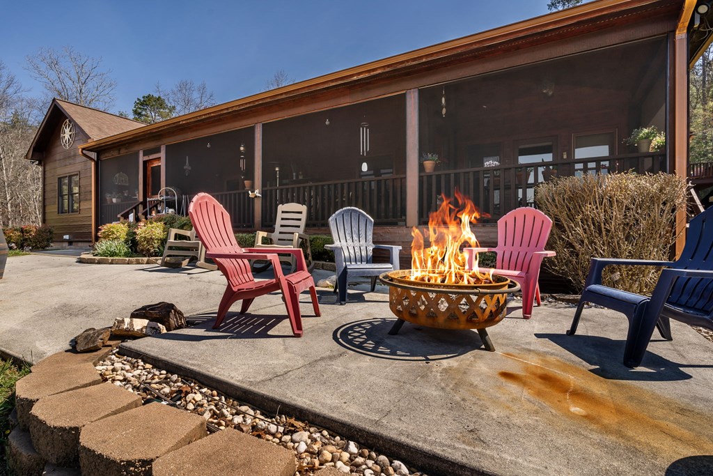 45 Turning Lay Road Morganton, GA 30560 - Photo 46 of 48 a view of swimming pool with outdoor seating
