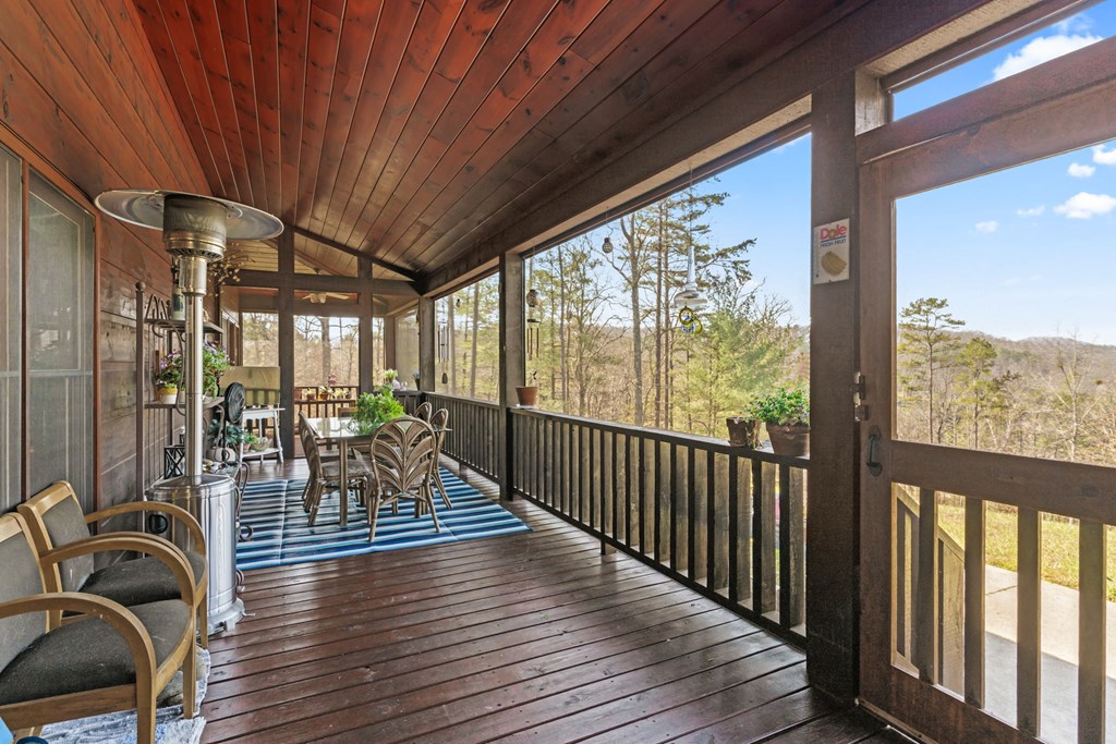 45 Turning Lay Road Morganton, GA 30560 - Photo 7 of 48 a view of a balcony with wooden floor