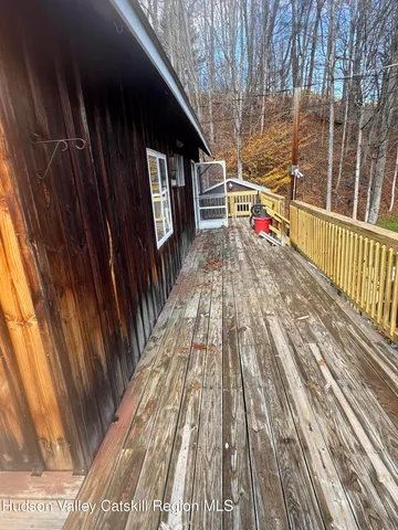 a view of a lake and mountain