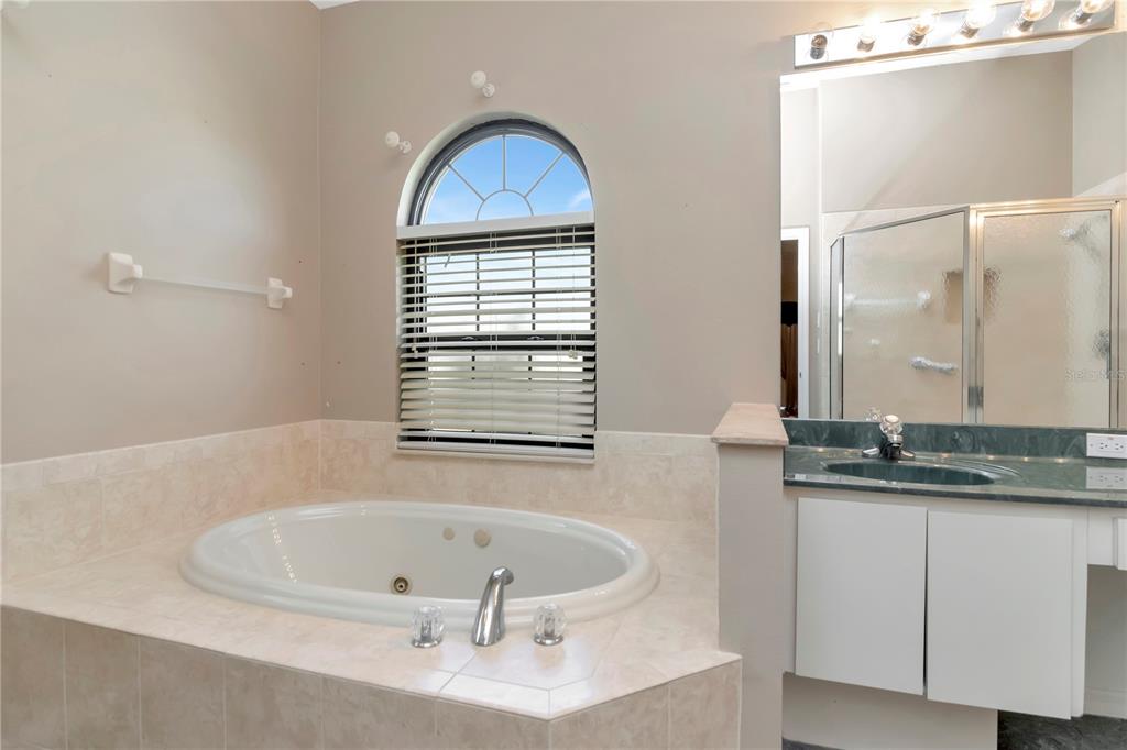 4938 Yellowstone Drive New Port Richey, FL 34655 - Photo 22 of 51 a bathroom with a bathtub and a sink