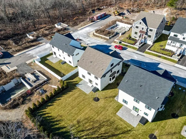 a house view with garden space