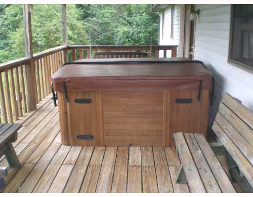 314 Hainer Road Amity, PA 15311 - Photo 7 of 8 Patio/Deck. Deck with Hot Tub