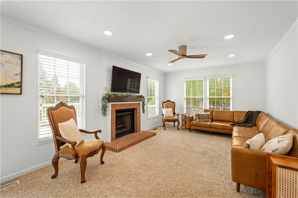 602 Birch Court Bridgeville, PA 15017 - Photo 10 of 47 a living room with furniture or fireplace and a flat screen tv