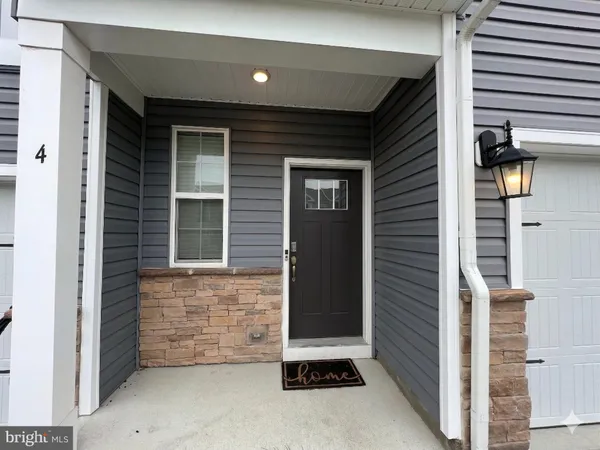 a view of front door of house