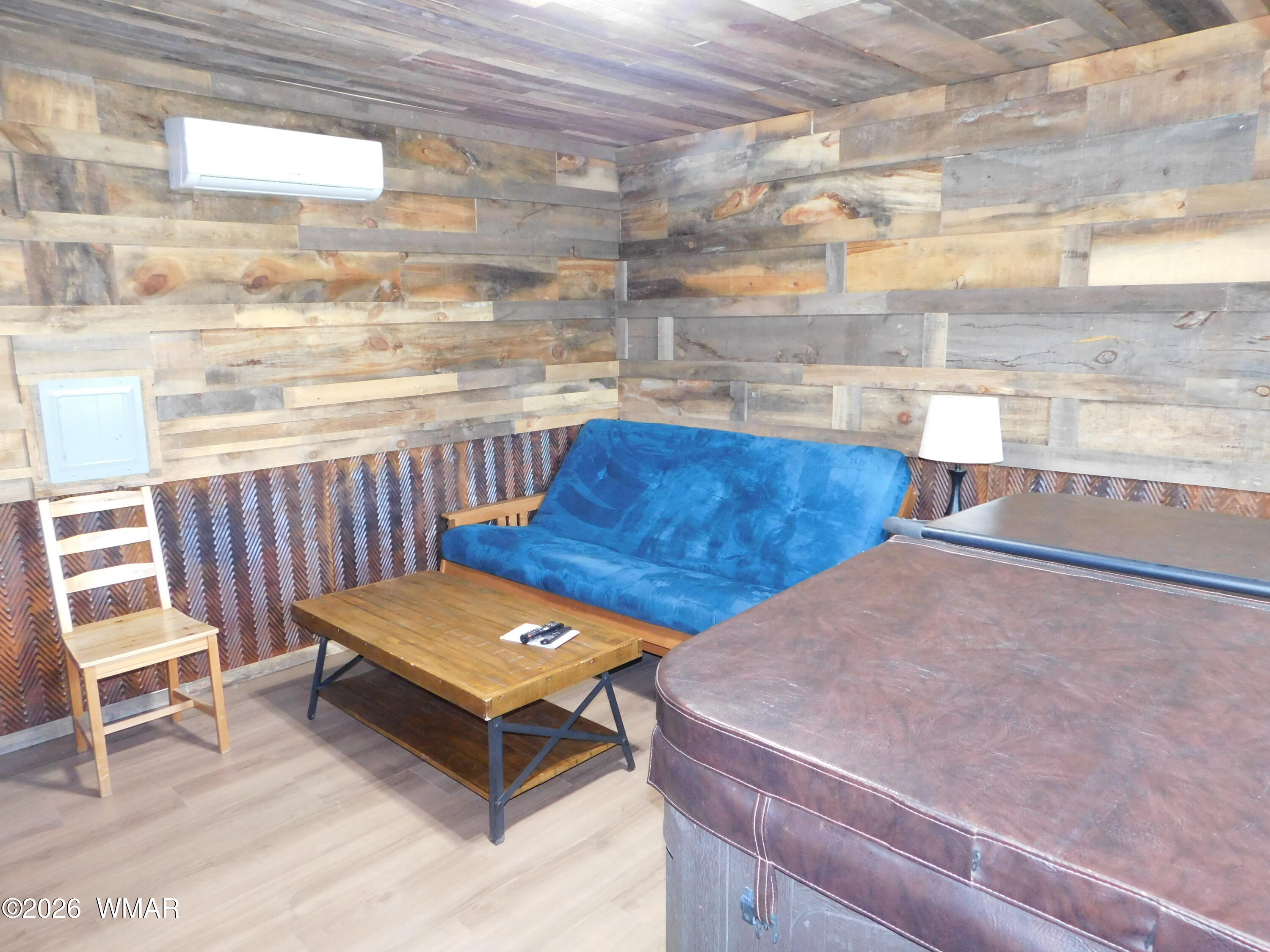 85 Main Street Greer, AZ 85927 - Photo 44 of 55 a view of a terrace with wooden bench