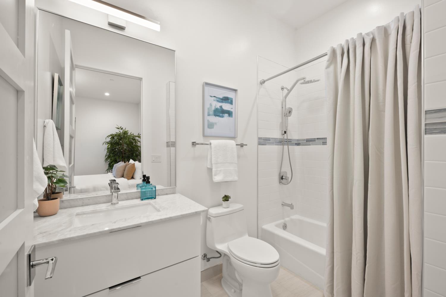 3630 Winding Creek Road Sacramento, CA 95864 - Photo 37 of 74 a bathroom with a sink a toilet and shower