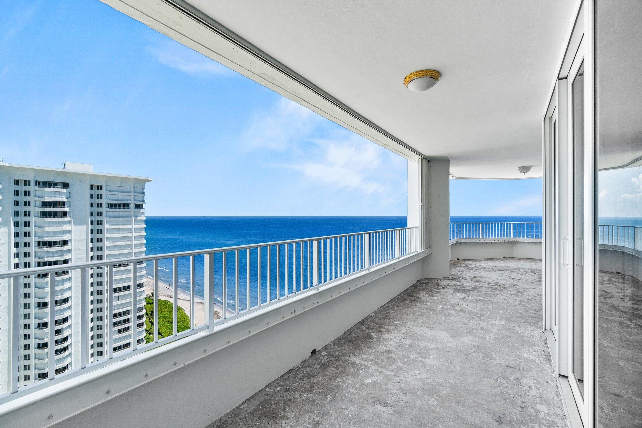 550 South Ocean Boulevard, Unit 2001 Boca Raton, FL 33432 - Photo 8 of 33 a view of balcony