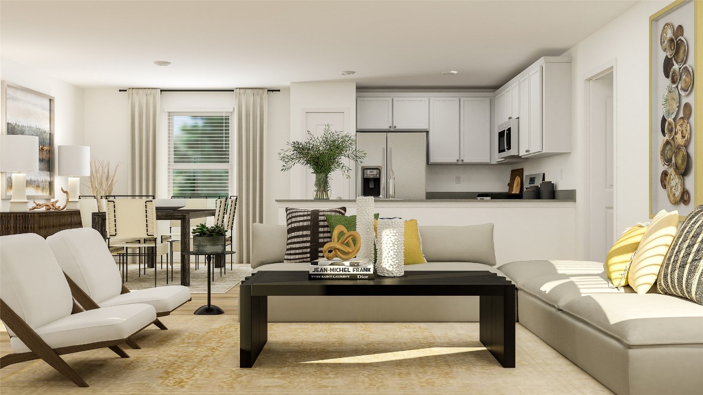 285 Keefer Kyle, TX 78640 - Photo 5 of 7 a living room with furniture and a large window