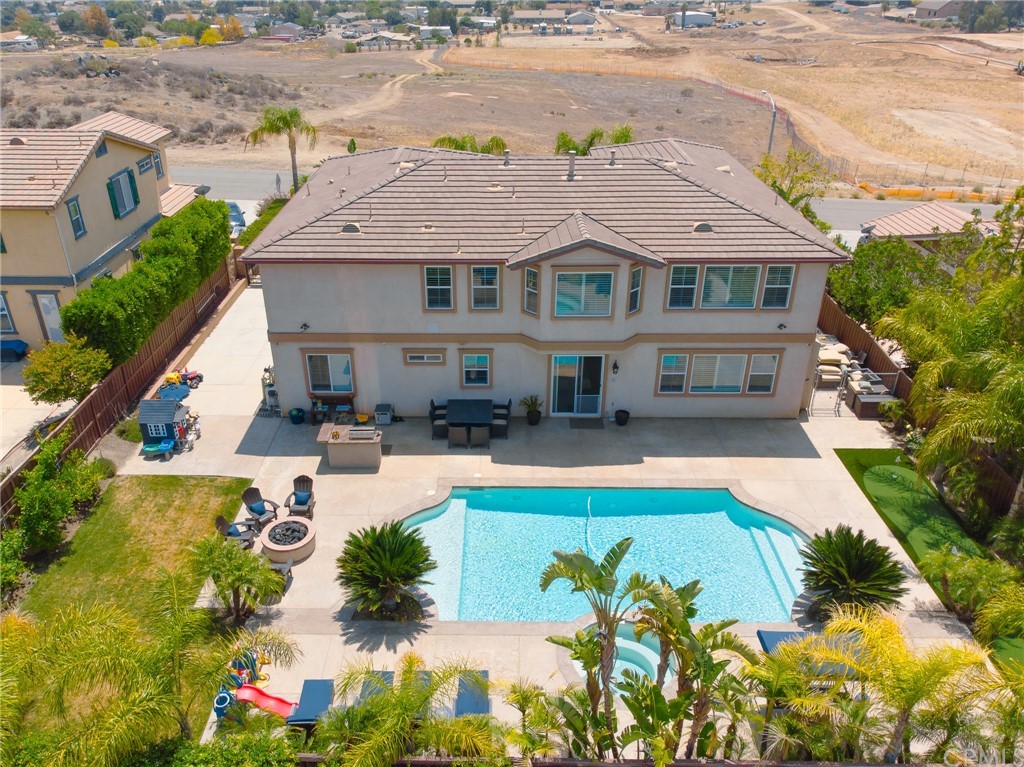 18622 Lurin Avenue Riverside, CA 92508 - Photo 3 of 33 an aerial view of house with yard swimming pool and outdoor seating