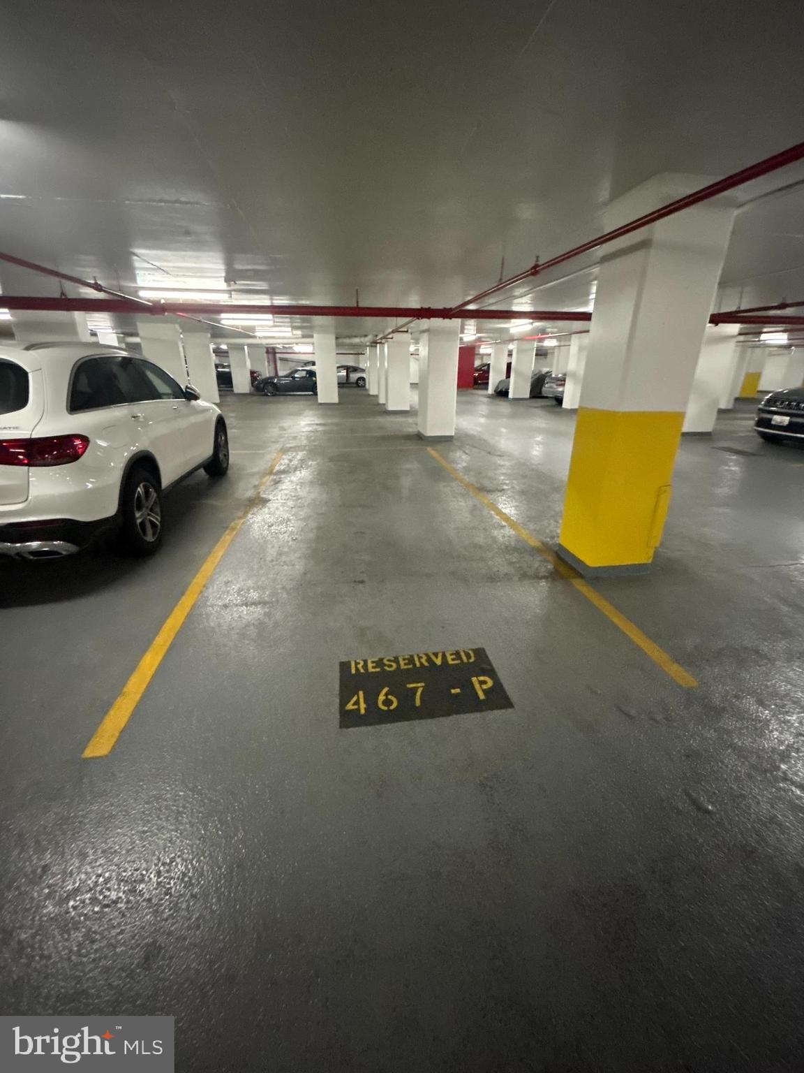 a view of parking area