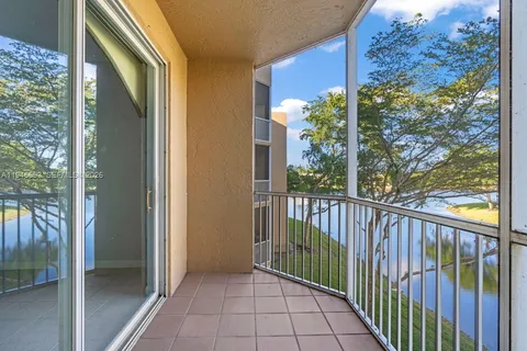 a view of a balcony