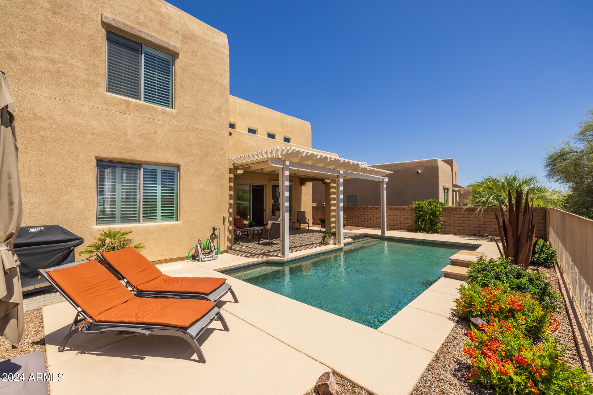 4369 West Cloud Ranch Place Marana, AZ 85658 - Photo 36 of 42 38)BACK OF HOME