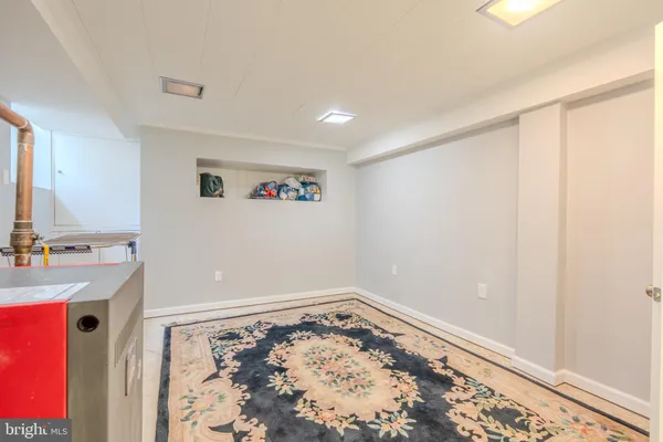 a room with storage and utility