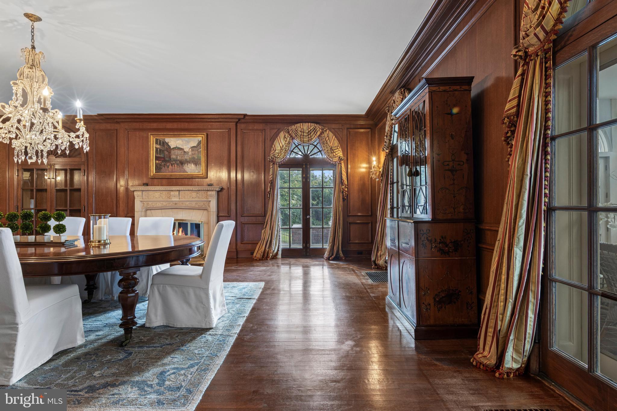 717 North Spring Mill Road Villanova, PA 19085 - Photo 15 of 62 a view of a dining room with furniture and window