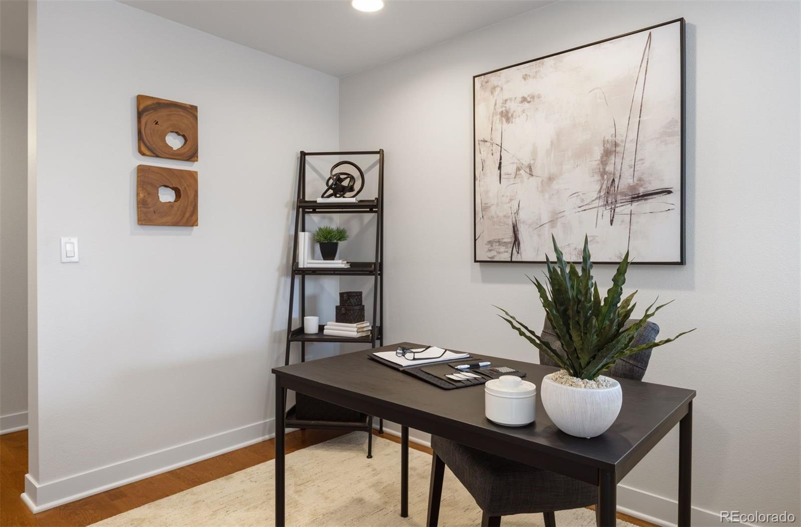 360 South Lafayette Street, Unit 301 Denver, CO 80209 - Photo 13 of 29 a view of a workspace with furniture