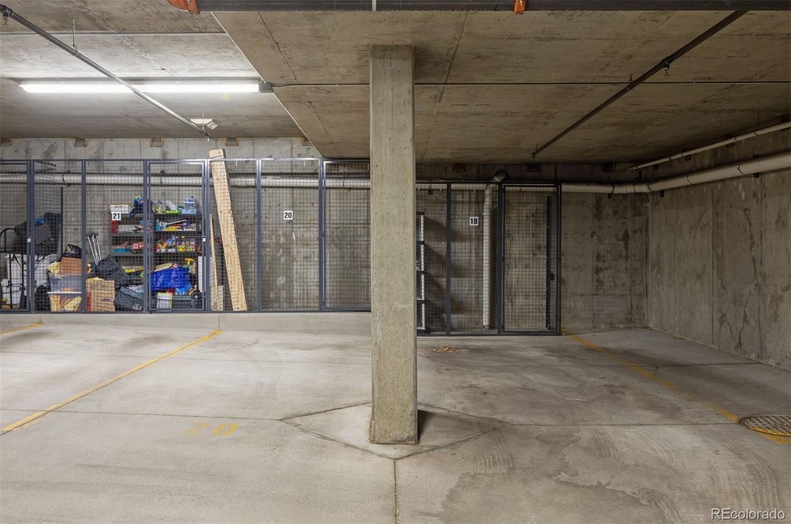 360 South Lafayette Street, Unit 301 Denver, CO 80209 - Photo 25 of 29 a view of a garage