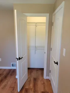 wooden floor in a gallery