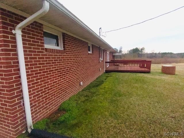 5939 Dry Bread Road Emporia, VA 23847 - Photo 20 of 22 a view of a house with a backyard