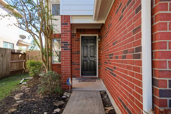 a view of a brick wall