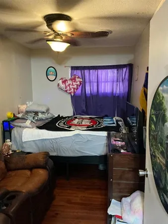 a room with furniture and screen