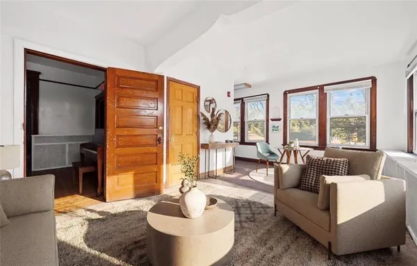 a view of livingroom with window