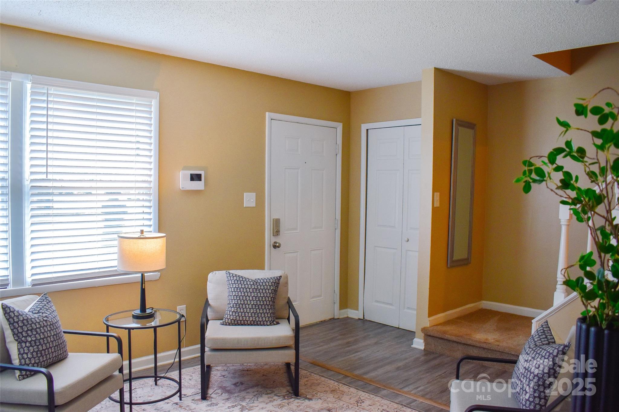 7526 Holly Grove Court Charlotte, NC 28227 - Photo 5 of 42 a living room with furniture and a potted plant