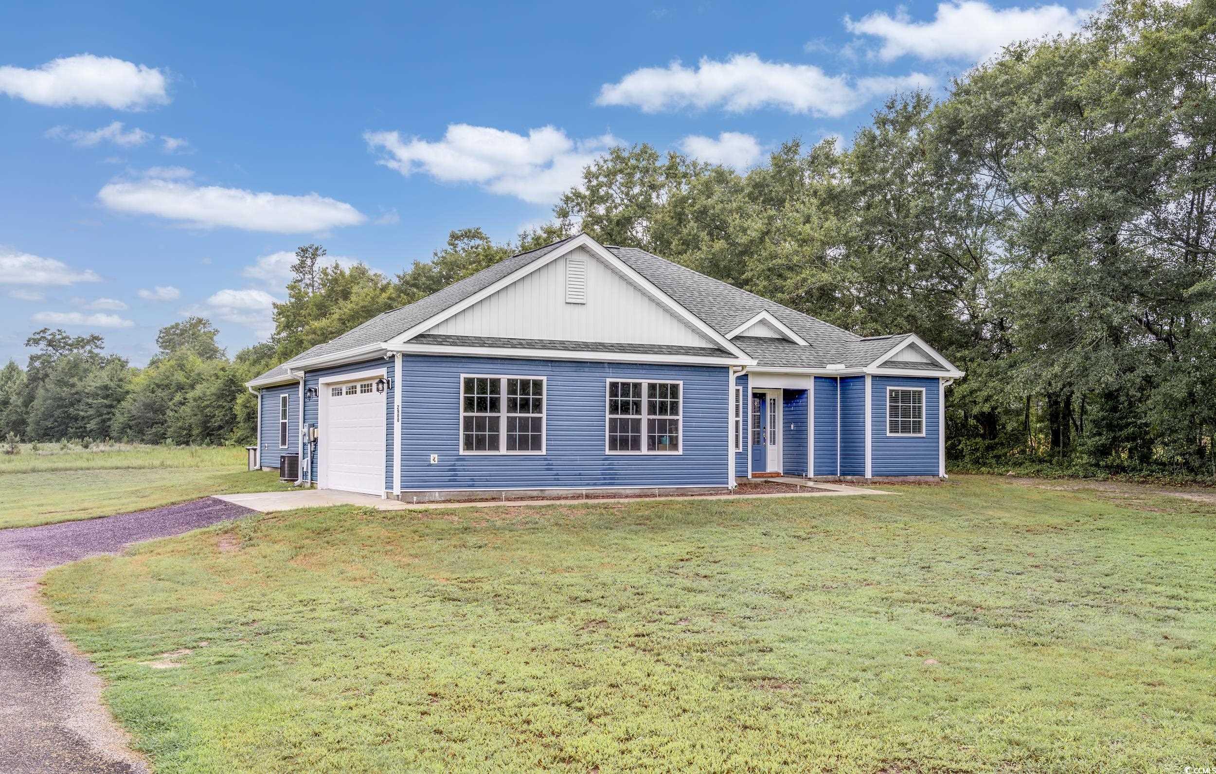 2900 Cherry Hill Road Loris, SC 29569 - Photo 1 of 34 Single story home featuring a garage, driveway, a