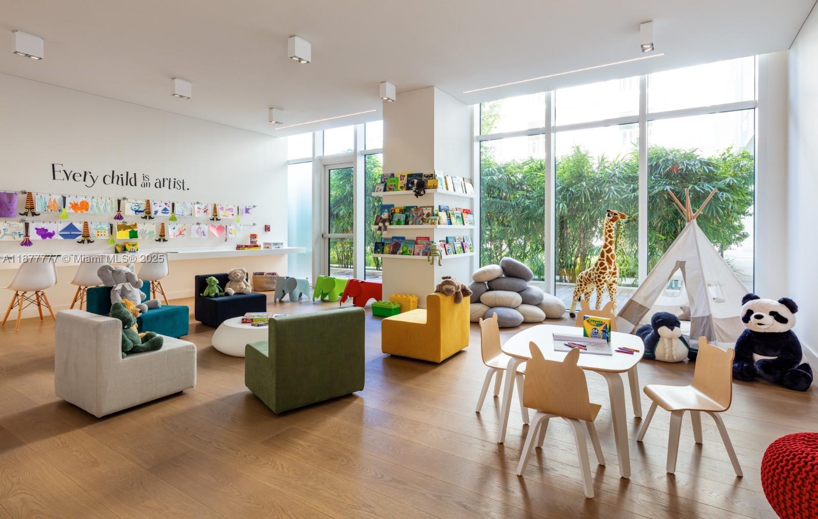 4701 Meridian Avenue, Unit 512 Miami Beach, FL 33140 - Photo 45 of 60 a living room with furniture a table and a large window