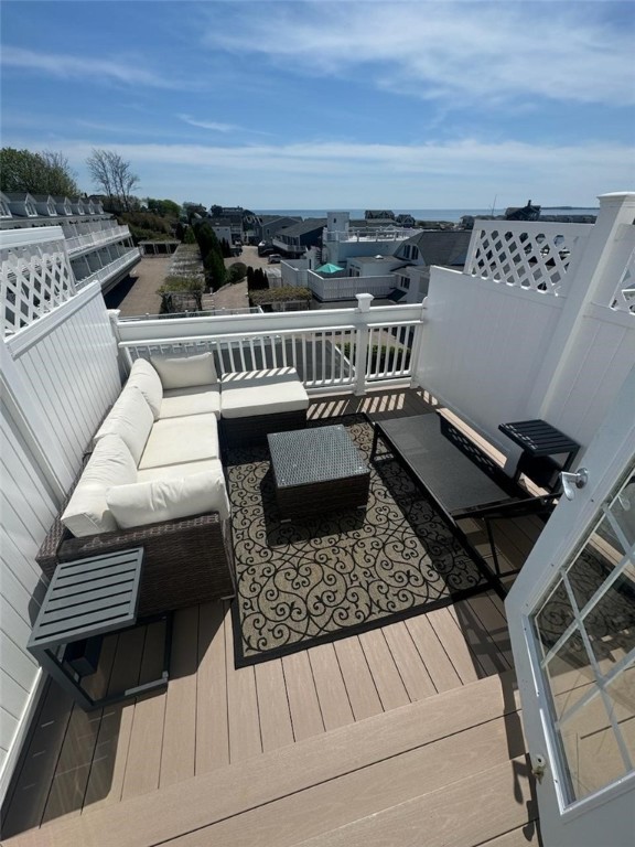 38 Bay Street, Unit W402 Westerly, RI 02891 - Photo 9 of 10 Sunset & water view deck