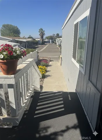 a view of a city from a balcony
