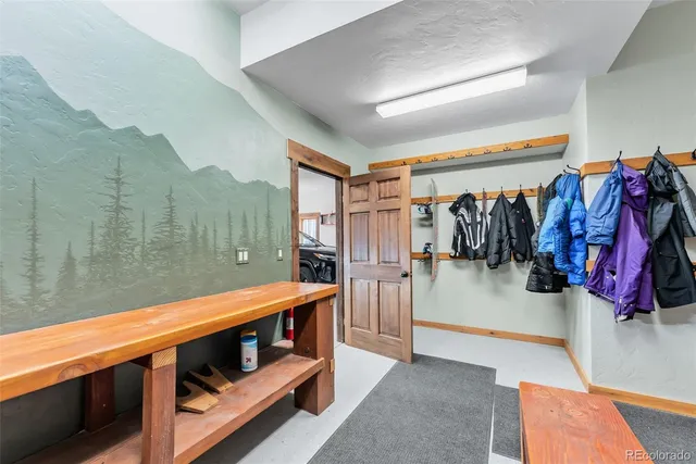 a view of a walk in closet