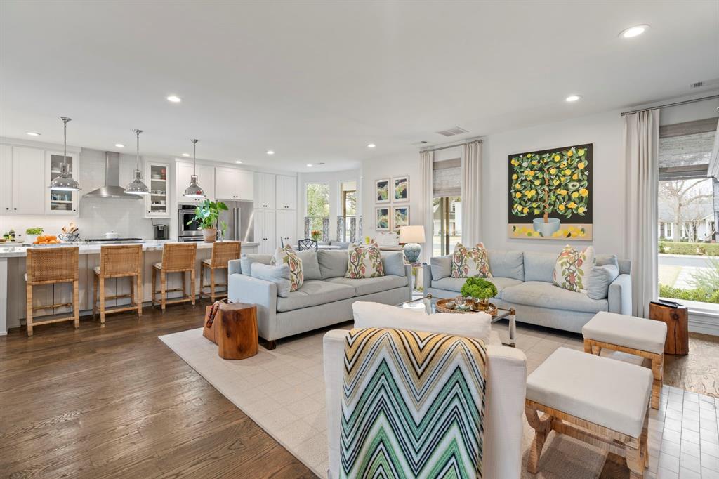 6605 Robin Road Dallas, TX 75209 - Photo 3 of 28 a living room with furniture and a large window