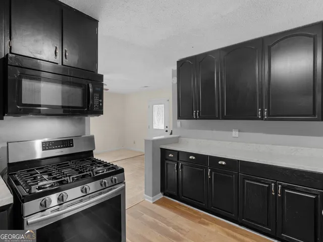 a view of a wooden bridge