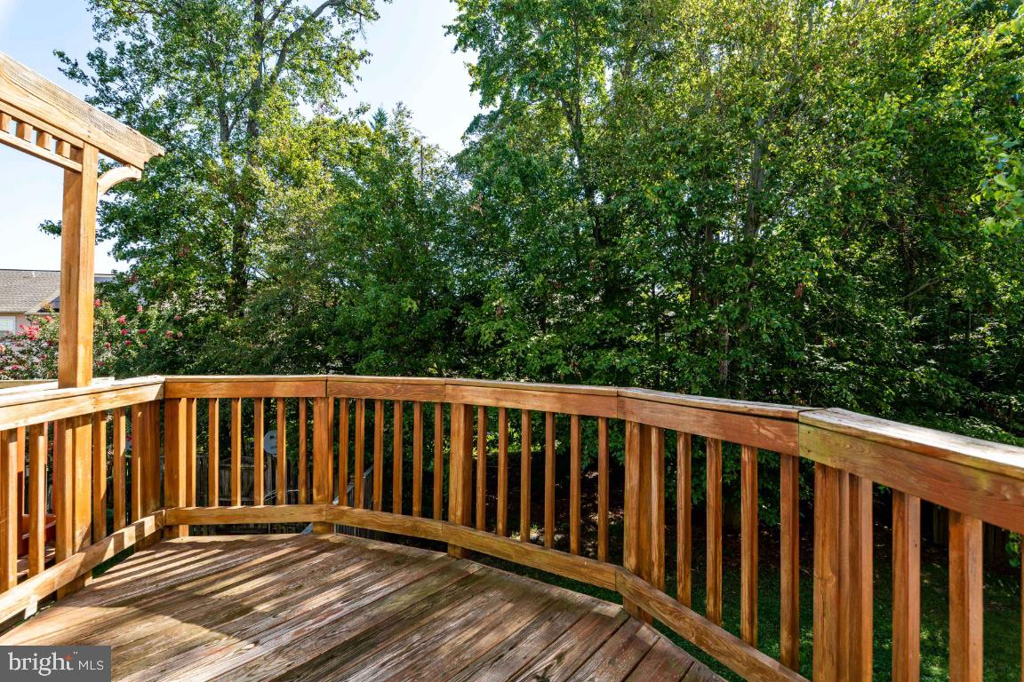 9319 Ridings Way Laurel, MD 20723 - Photo 40 of 44 Deck view of treed area