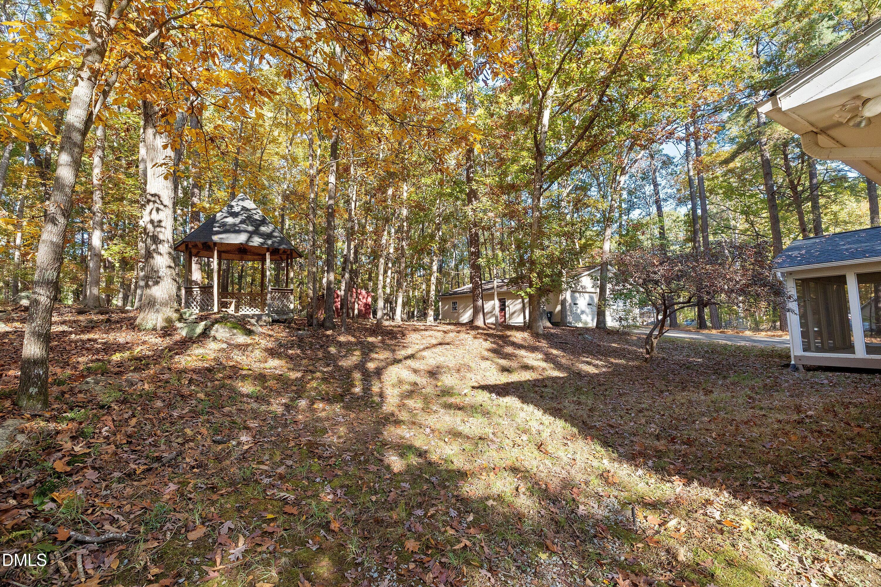 5917 Scalybark Road Durham, NC 27712 - Photo 45 of 47 a view of outdoor space with trees