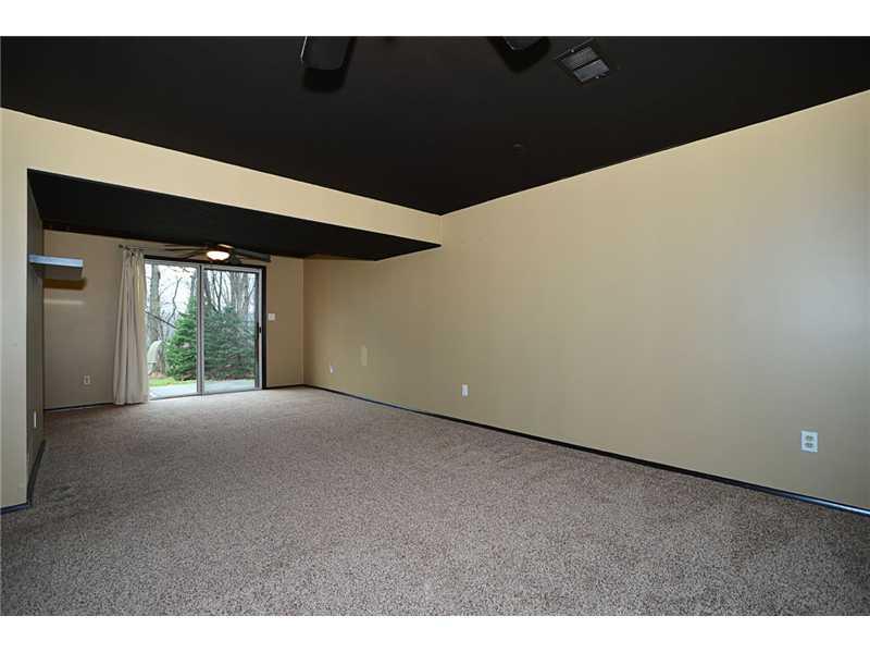 135 Raccoon Way Gibsonia, PA 15044 - Photo 13 of 15 Den/Family/Great Room. Finished walk out lower level with entertaining area and separate section that could be used as a work space. Updated partial bath, adjacent laundry area-washer/dryer included. Sliding door leads to patio and rear yard.