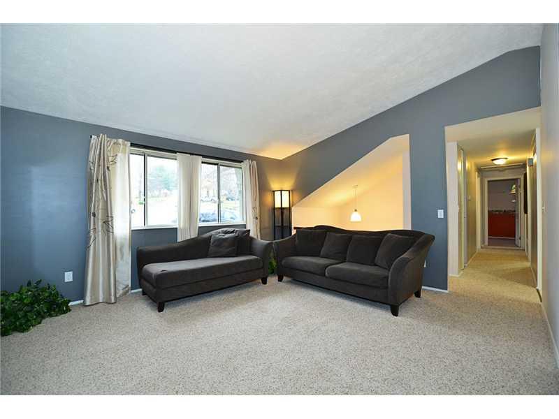 135 Raccoon Way Gibsonia, PA 15044 - Photo 3 of 15 Living Room. Spacious living room with cathedral ceiling and newer carpet. Furniture could be included.
