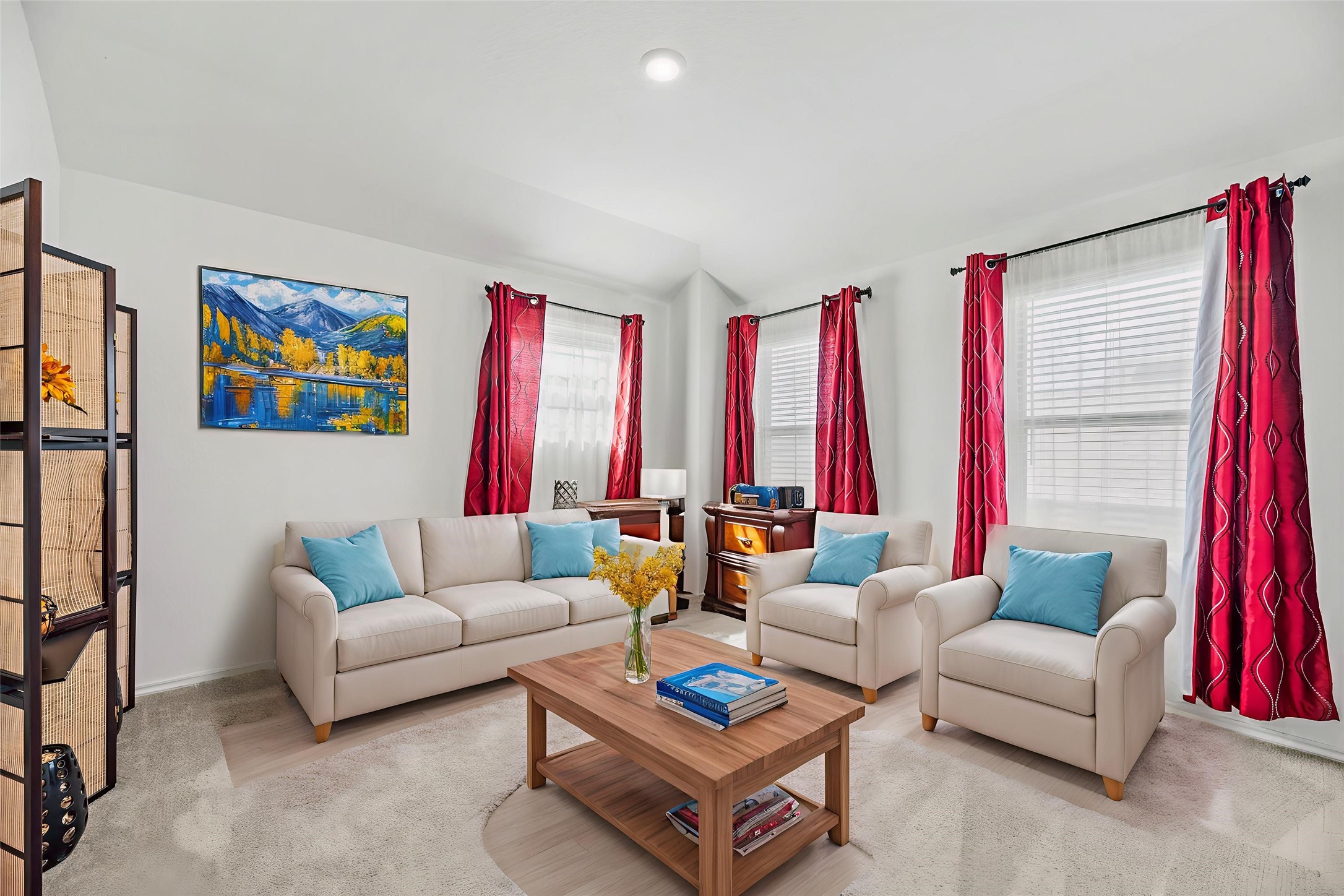 5423 Rosser Ruby Way Brookshire, TX 77423 - Photo 9 of 20 a living room with furniture and a large window