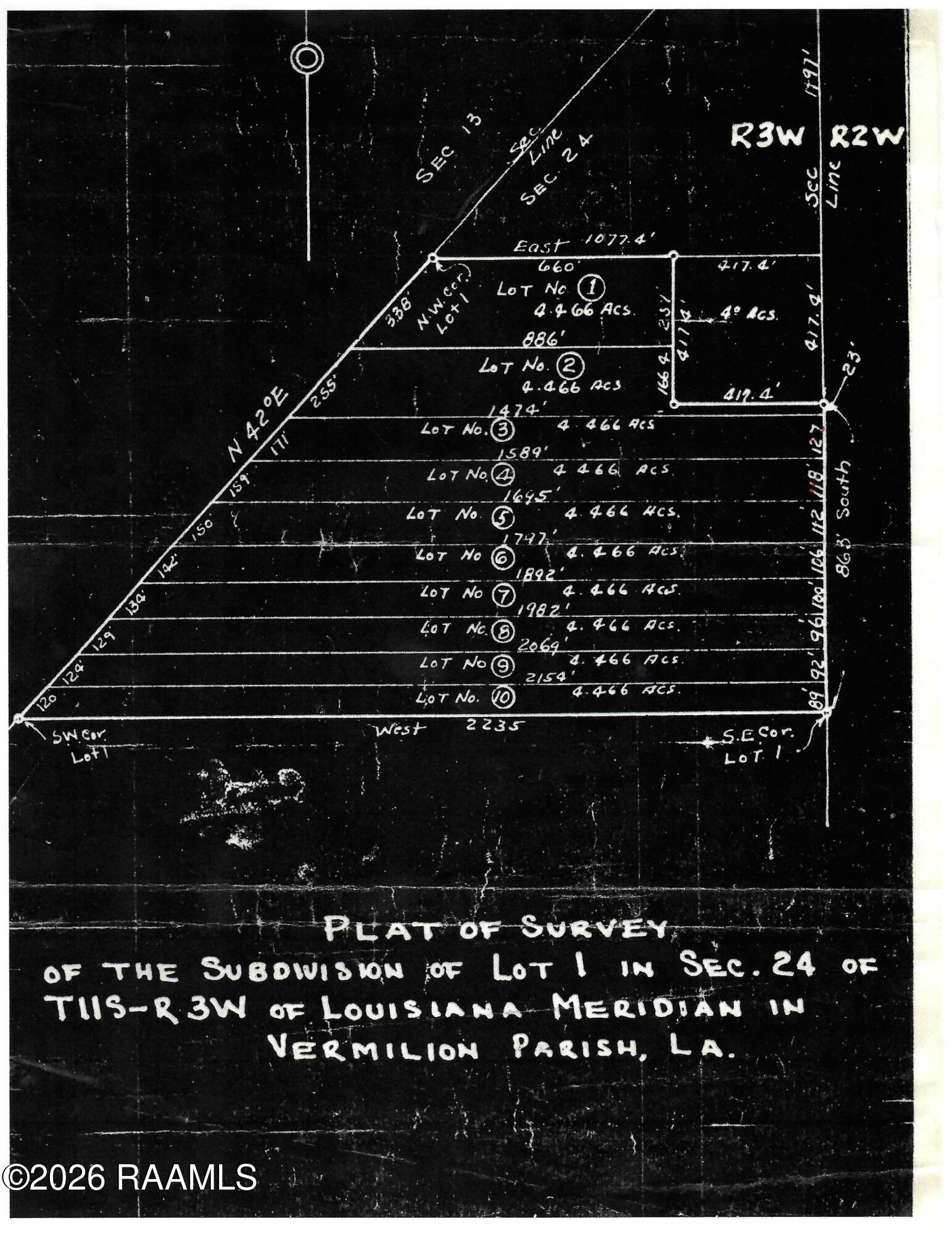 Hoffpauir Road Gueydan, LA 70542 - Photo 3 of 3 PLAT
