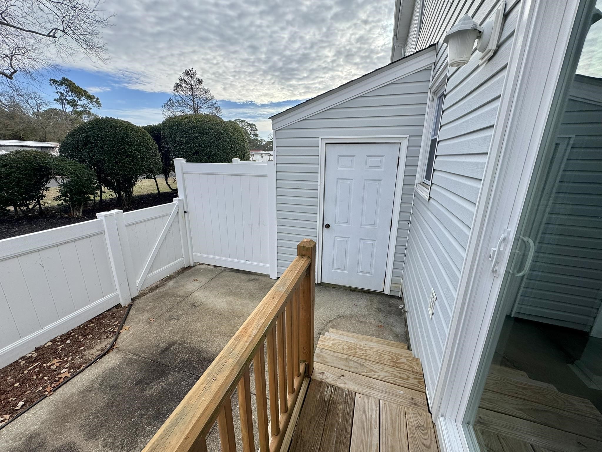 4115 Little River Road, Unit 10B Myrtle Beach, SC 29577 - Photo 17 of 31 Deck featuring a gate