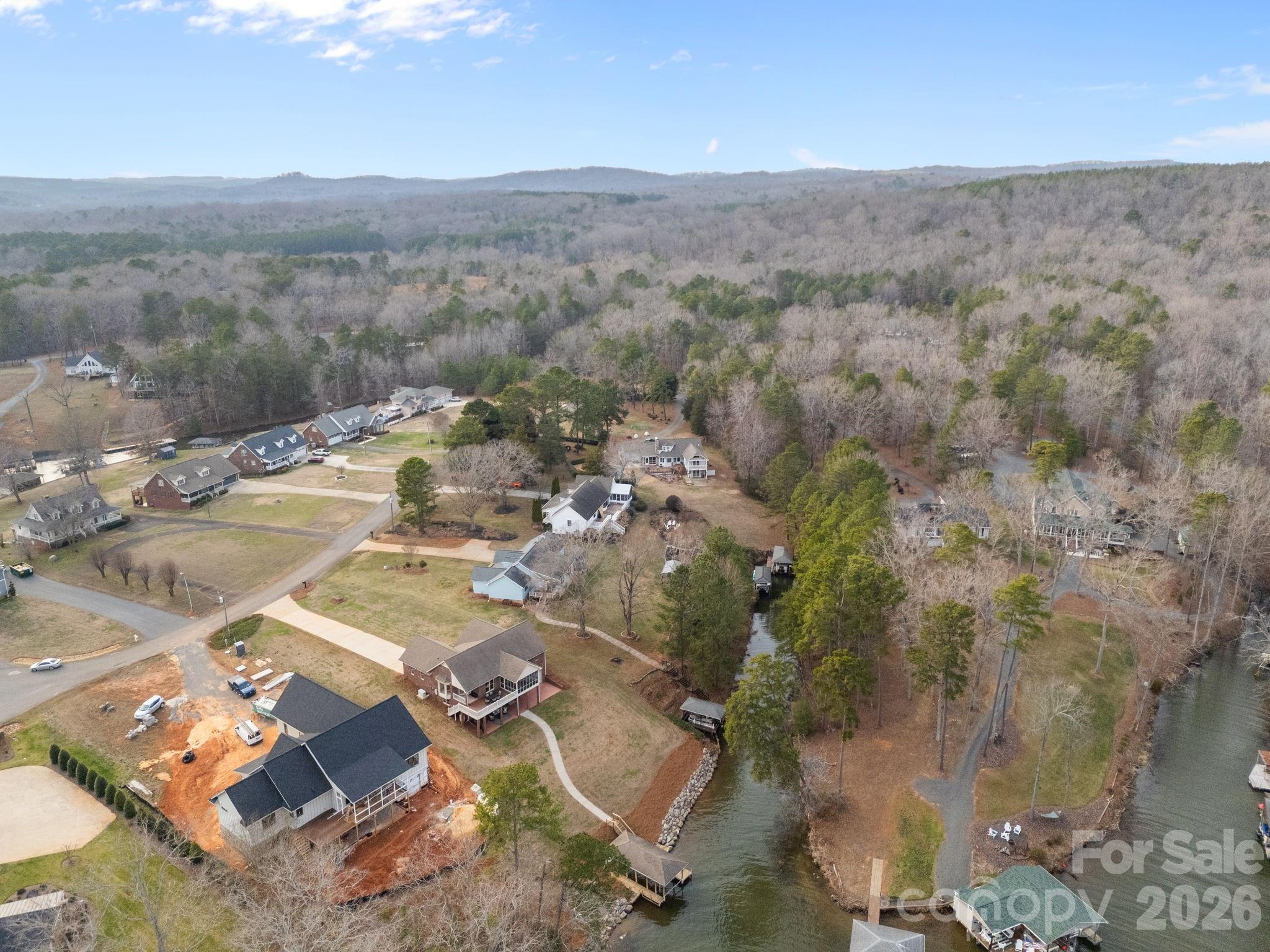 49449 River Run Road Albemarle, NC 28001 - Photo 43 of 45 an aerial view of a house with a yard