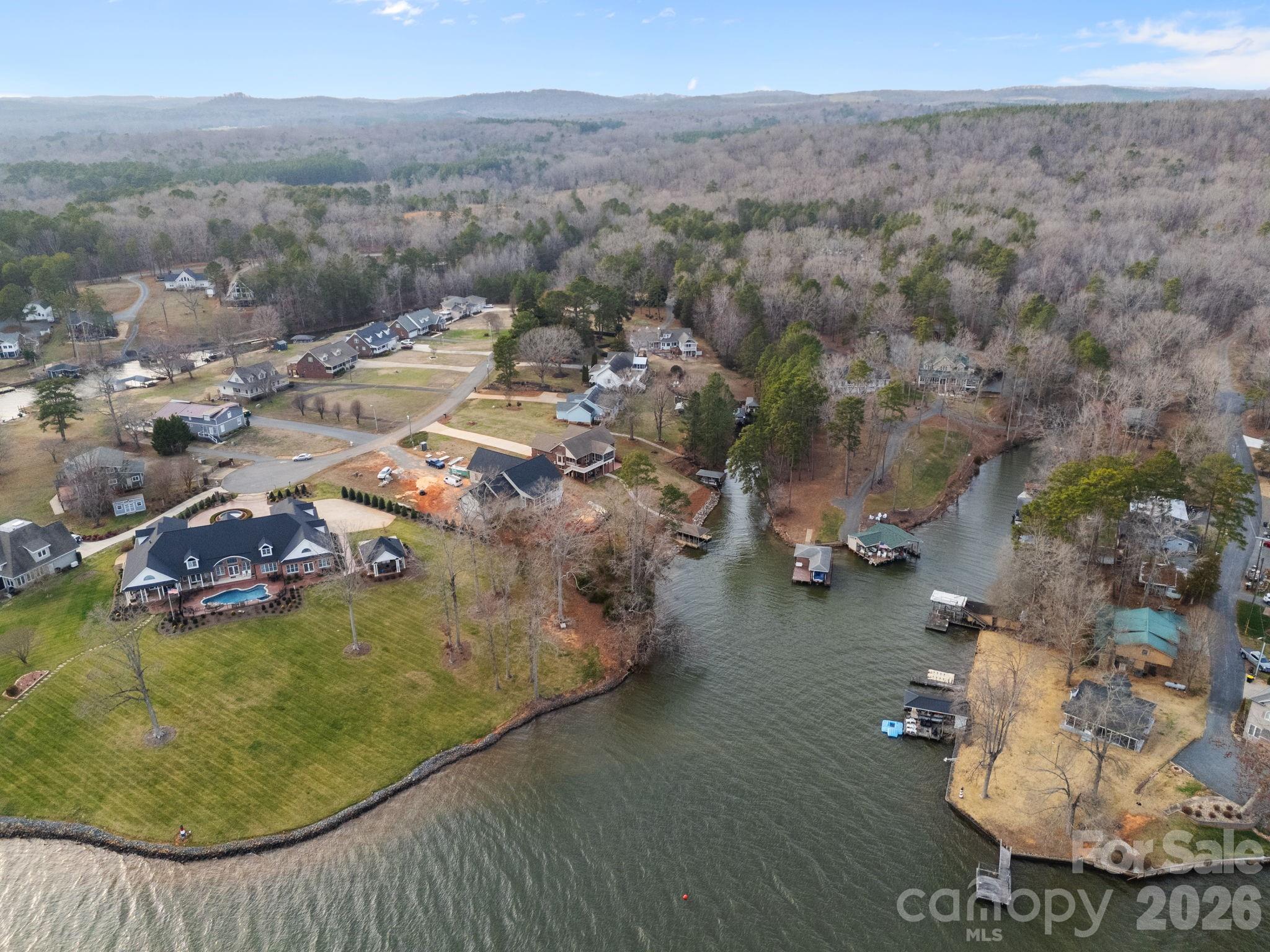 49449 River Run Road Albemarle, NC 28001 - Photo 44 of 45 an aerial view of residential houses with outdoor space