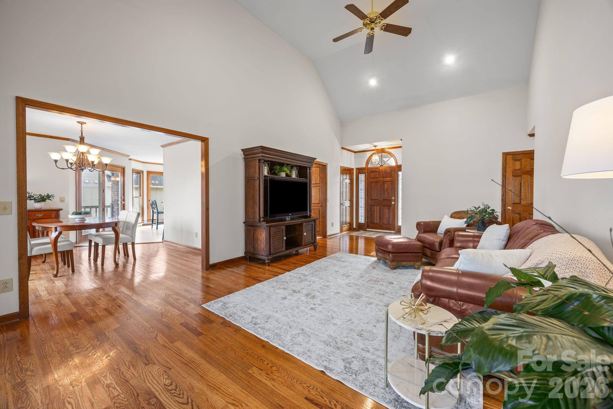 49449 River Run Road Albemarle, NC 28001 - Photo 7 of 45 a living room with furniture and wooden floor