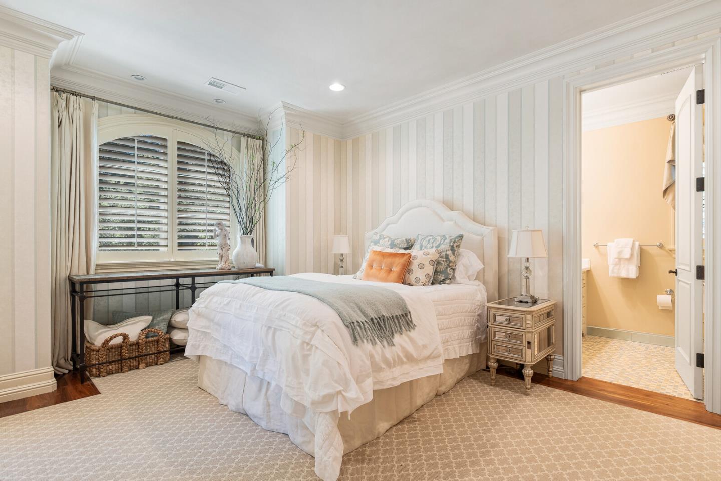 910 Link Road Hillsborough, CA 94010 - Photo 26 of 37 a bedroom with a bed and a window