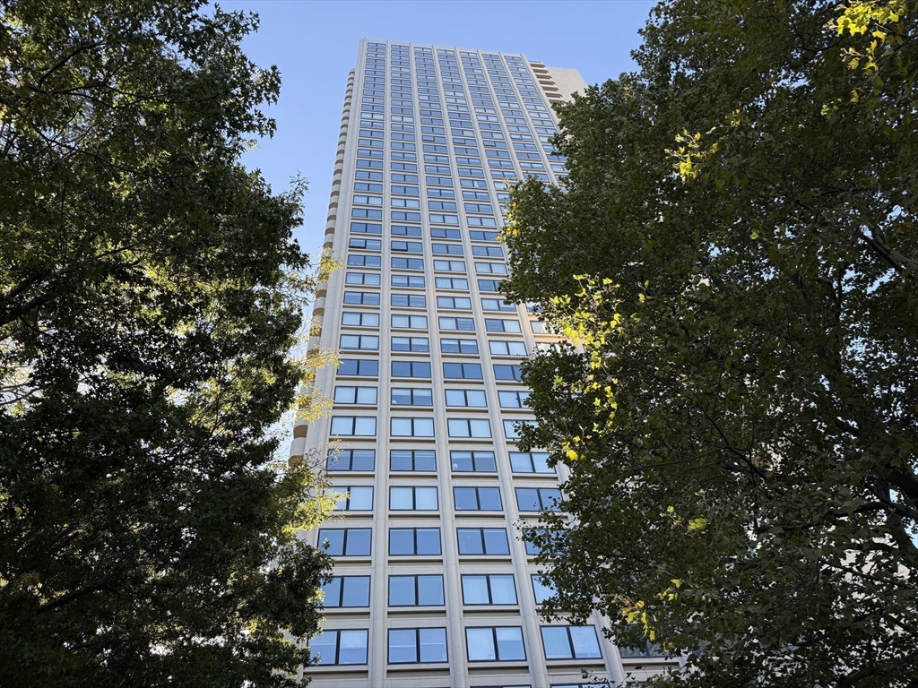 a front view of a building