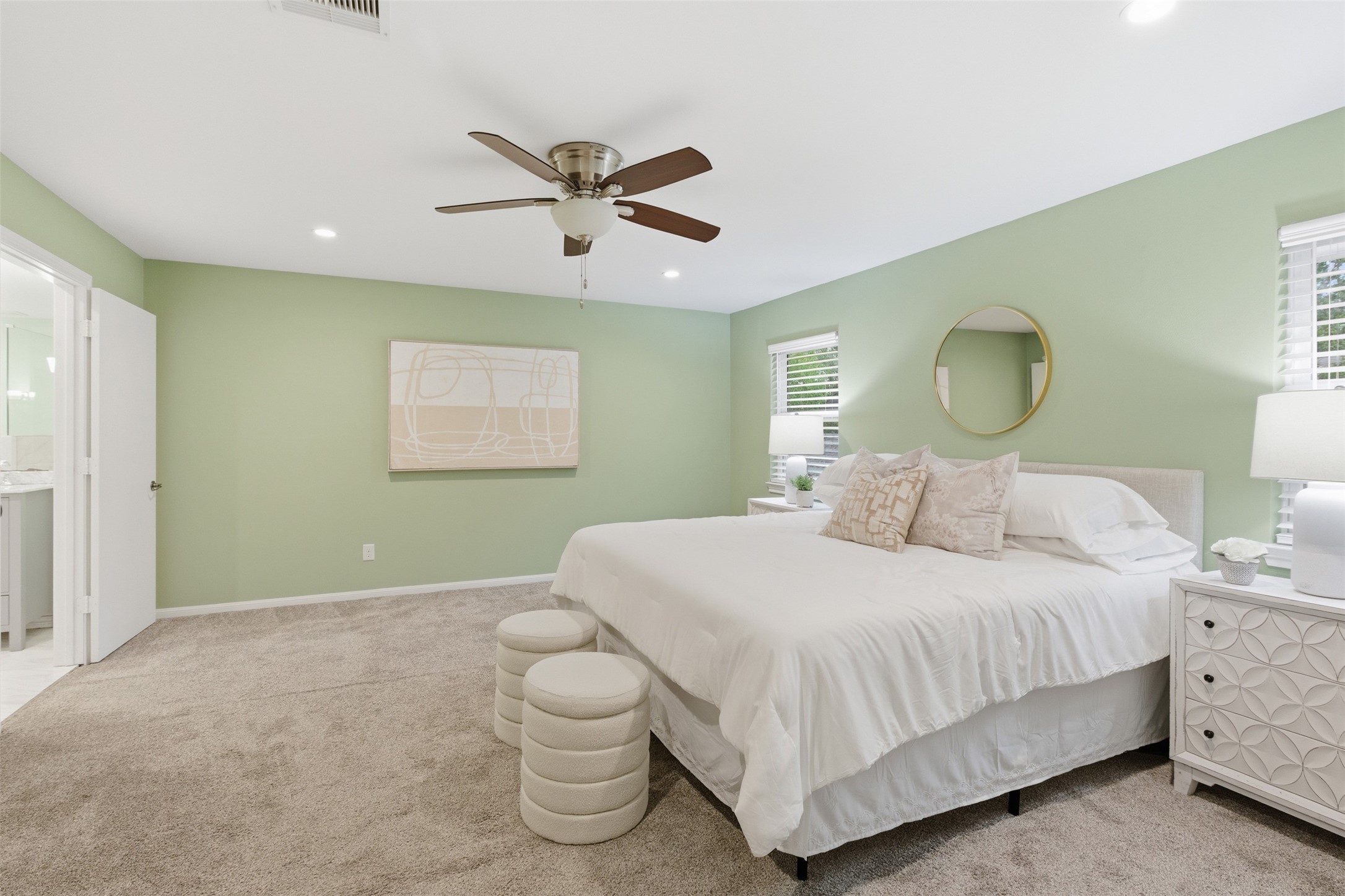 8107 Twining Oaks Lane Spring, TX 77379 - Photo 20 of 41 a bedroom with a bed and window
