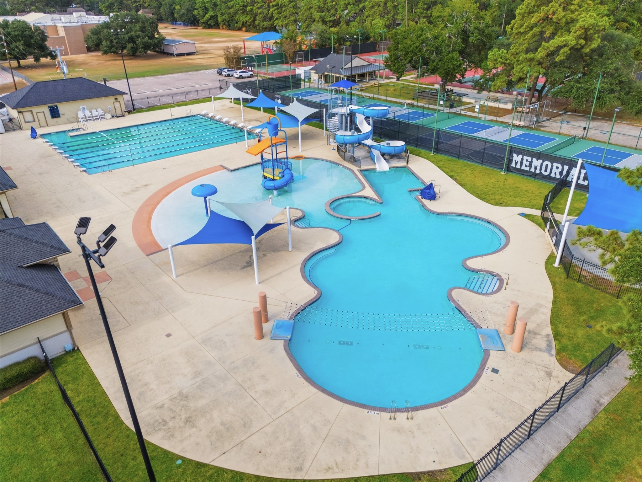 8107 Twining Oaks Lane Spring, TX 77379 - Photo 39 of 41 a view of a swimming pool with outdoor seating
