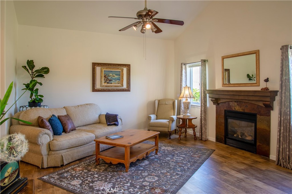 3199 Eton Road Cambria, CA 93428 - Photo 7 of 30 a living room with furniture and a fireplace