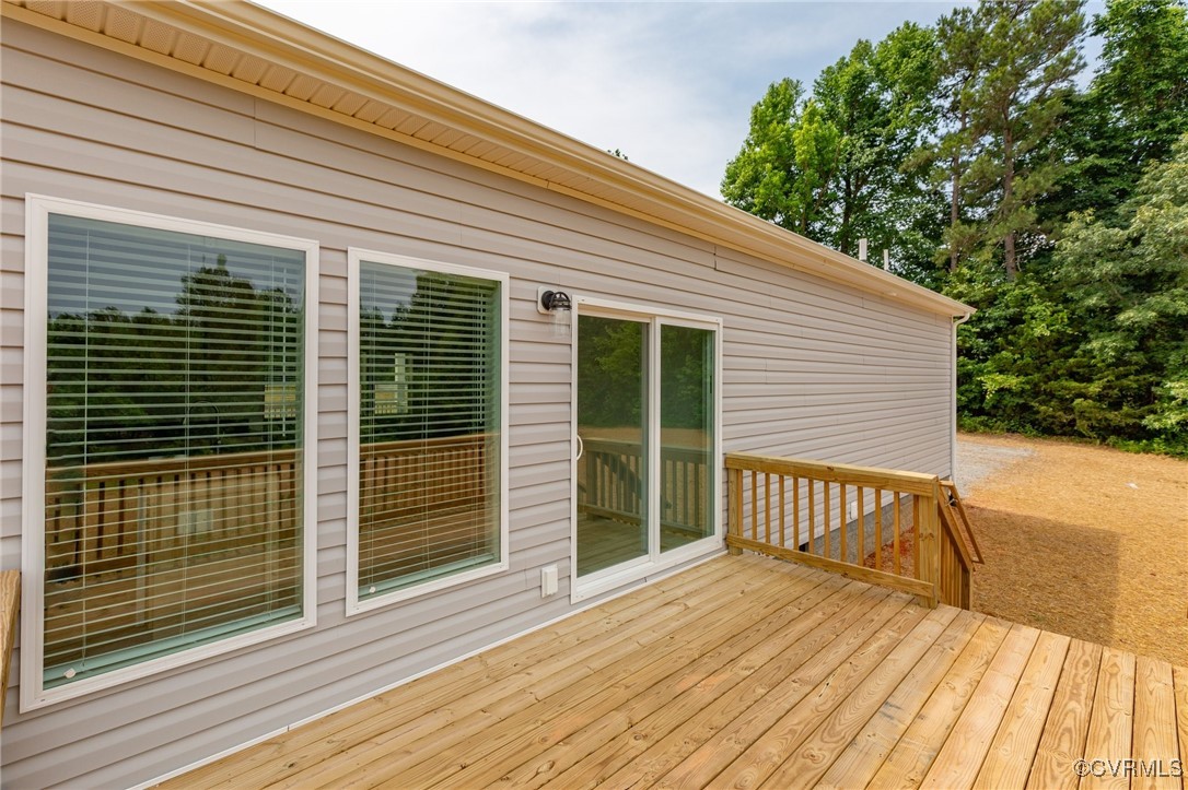 853 Levi Road Green Bay, VA 23942 - Photo 42 of 44 View of deck